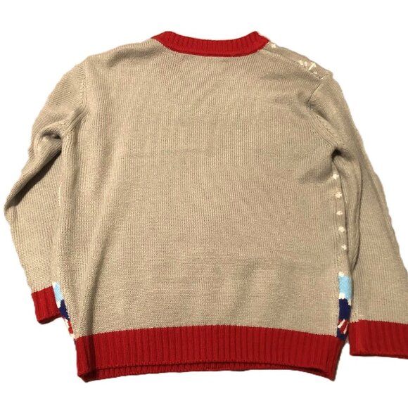 Merry Christmas Nut Cracker Ugly Sweater Cardigan Size Small - Picture 4 of 4